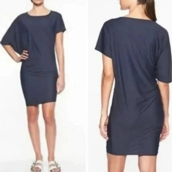 Dresses & Skirts - Athleta Sunlover Hilo UPF navy blue dress